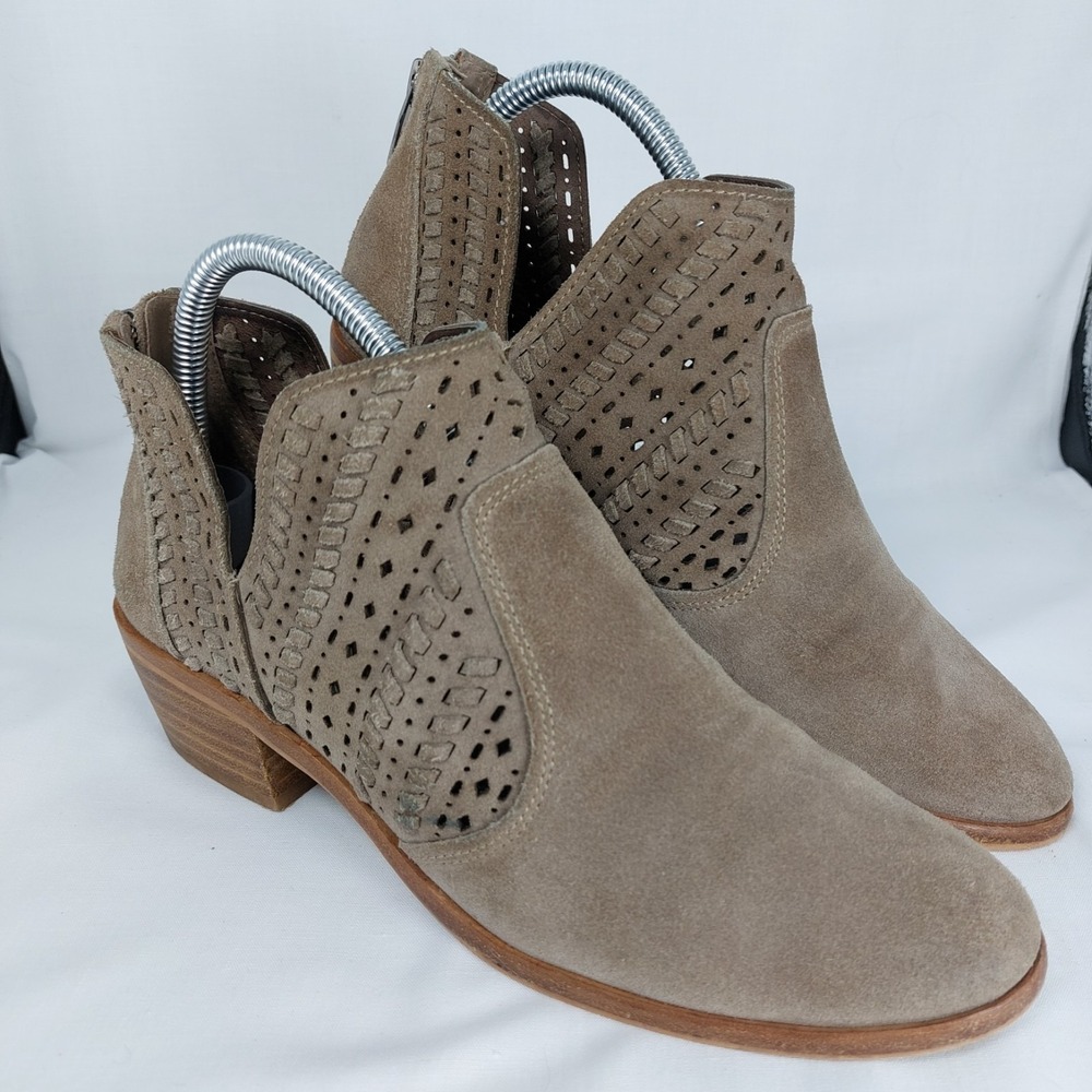 Vince Camuto Tan Ankle Booties